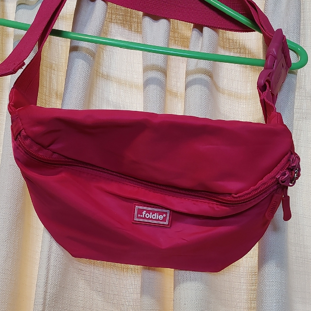 Vibrant Pink Crossbody Bag